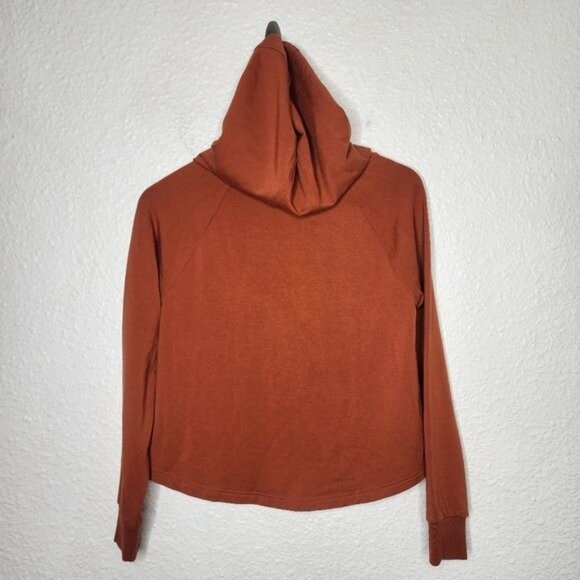 Athleta Boardwalk High Hip Hoodie in Canyon Orange Women's Size XXS - Picture 4 of 6
